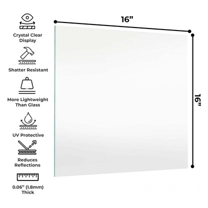 Non-Glare Frame-Grade Acrylic Replacement
