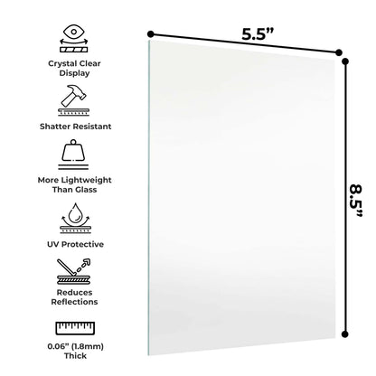 Non-Glare Frame-Grade Acrylic Replacement