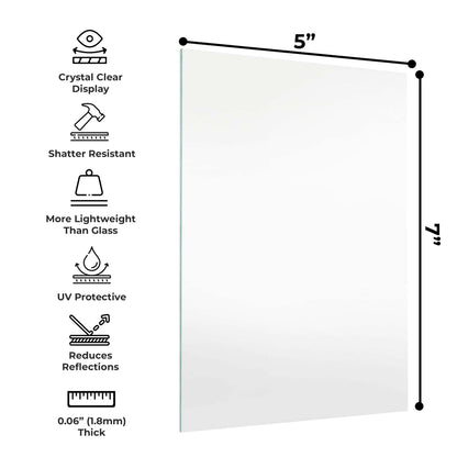 Non-Glare Frame-Grade Acrylic Replacement