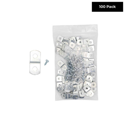 1/8" Depth Flat Offset Mounting Canvas Clips